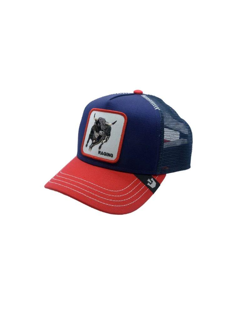CAPPELLO UOMO BLU ROSSO GOORIN 101-2637 GOORIN
